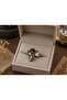 Vintage Antique Silver Color Adjustable Women's Ring with Cute Girl Figure – Special Design Retro - 2