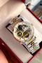 Automatic Mechanism Steel Cord 2 Year Warranty Men's Wristwatch - 2
