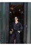 Tencel Fabric Gold Buttoned Bat Sleeve Suit - 8