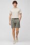 Men Solid Chino Shorts, Olive - 4