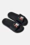 Kids Boy Philadelphia 76ers Primary Logo Slip On Slides, Black - 2