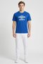 Men Sportswear Fit Short Sleeve Outdoor T-Shirt, Blue - 2