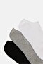Men 6 Pairs Embroidered Logo Low Cut Socks, Multicolor - 2
