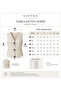 Women's Terra 100% Linen Vest Summer Breathable Latte W301-K0402-02 - 7