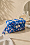 Makeup Bag Quilted Organizer - Travel Cosmetic Organizer Zippered Multi-Purpose Women's Bag 20X10X7 cm - 5