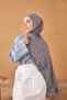 Naia Cotton Shawl Elio Dark Gray - 2