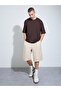 Men Brown Boxy Fit Graphic Print Crew Neck T-Shirt - 2