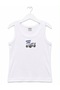 H&C 3-Piece Boys' Printed 100% Cotton Thick Strap Undershirt White Soft Textured (1-14 Years Old) - 2