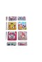 Sanrio Kuromi My Melody Set of 20 Mini Cardboard Puzzles - 5.5X5.5 cm Kawaii Puzzle with All Different Patterns - 4