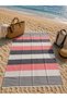 Cotton Striped Peshtemal Fringed Beach Pool Spa Sauna Sports, Travel Towel