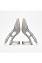 (Wiesse) Closed Toe Short Heeled Small Size Women's Shoes Silver - 3