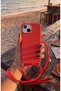 Soft Silicone Velvet Phone Case with Strap Compatible with iPhone 15 / 14 / 13, Cord 130 cm - 2