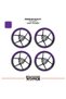 Bajaj Dominar 400 Wheel Rim Strip – Half Rim Cover & D400 Lettering Sticker Set - 2