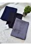 Hijab Cotton Soft Textured Small & Big Loop Pattern Jacquard Shawl Set of 3 and Makeup Mirror