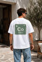 Premium Coffee Element Oversize Unisex T-Shirt 100% Cotton Periodic Table Coffee Themed White T-Shirt - 3