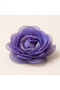 Handmade Fabric Flower Hair Clip – Stylish Bun Accessory, Special Occasion and Event Hair Accessory - 3