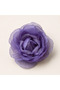 Handmade Fabric Flower Hair Clip – Stylish Bun Accessory, Special Occasion and Event Hair Accessory - 2