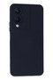 Matxzngz Vivo Y17S Case Nano Velvet Silicone (02253) - Navy Blue