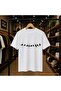 Crow Shadow Printed on the Thread 100% Cotton Oversize Loose Regular Fit Crew Neck T-Shirt