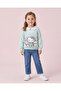 Girls Green Hello Kitty Peter Pan Collar Sweatshirt - 2