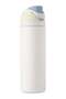 FreeSip Insulated Stainless Steel Water Bottle with Straw for Sports and Travel, BPA-Free, 24oz, Iced Breeze