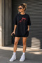 Zendaya Spider Spider-Man Printed Cotton Black T-Shirt T-Shirt
