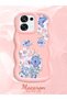 Oppo F31 5g Compatible Case Camera Protector Pink Silicone Couple Phone Case Floral Pattern - 2