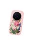 Vivo X300 Pro Compatible Case Camera Protective Pink Silicone Couple Phone Case with Floral Pattern - 3