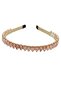 - Slim Rhinestone Headband-Multicolor - 2