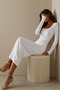 Flexible Square Necklace Long Dress with Tilla Detail - 4