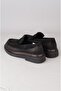 Seç Nola Genuine Leather Men's Shoes Black Nubuck - 5