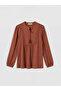 Original Tie-Neck Embroidered Blouse - 5