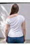 Original Boat Neck Plus Size Gathered Blouse - 4