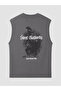 Nevavm Relaxed Fit Oval Collar Printed Men's Sleeveless T-Shirt with a Difference - 5