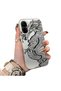 Realme C67 4g Compatible High Quality Chinese Style Black and White Dragon Printed Case - 2