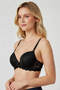 Women's 6211 2-Pack Economical Push up Support Bra - Removable Straps, Micro Fabric Covered, Lace Detail - 5