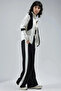 Soft Touch Color Blocked Modal Textured Zippered Tracksuit Set