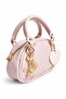 Heart Charmlı Shoulder Bag Powder - 6