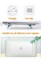 2 Pcs Mini Laptop Stand, Portable Computer Keyboard Riser with Foldable,Invisible Notebook - 7