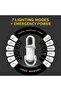 Kunowa Portable Rechargeable Bright Keychain Flashlight, Compact Size with 7 Lighting Modes, Mini US - 2