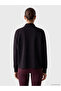 Brown soft touch Oversized women's sweatshirt - 4