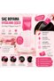 Hair Coloring Comb Vertical - Application Comb with Refillable Dye Bottle (Pink 1 Piece)