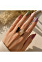 Citrine & Black Tourmaline Natural Stone Adjustable Women's Ring |   Handmade Natural Stone Ring