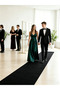 Black Carpet Assembly, 9.8X98Ft, Non-Slip Indoor Assembly | Thick and Durable Polypropylene Carpet - 2