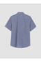 Ozmarka New Season Indigo Regular Fit Canvas Men's Shirt - 6