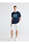 Ozmarka New Season Ecru Standard Fit Men's Shorts
