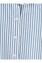 Blue Striped Oversize Women's Shirt - 6