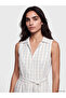 Lcw Vision Blue Plaid Belted Shirt Dress - 2