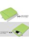 Askuko Laptop Sleeve 14 inch, Shockproof Protective Computer Cover, Durable Carrying Bag Laptop Case Compatible with 14" MacBook Air/Pro HP Asus Lenovo Notebook, Light Green - 3