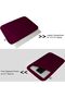 Laptop Sleeve Case 14 inch, Durable Carrying Bag Shockproof Protective Case Cover, Handbags Briefcase Laptop Bag Compatible with 14" MacBook Air/Pro HP Asus Lenovo Notebook Computer, Wine Red - 3